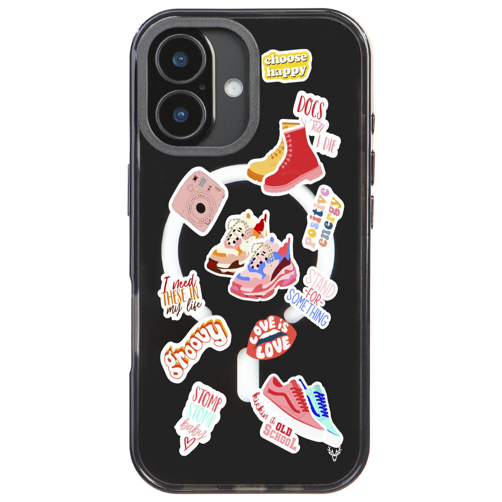 MagsafeliArtycaseCoolBlack