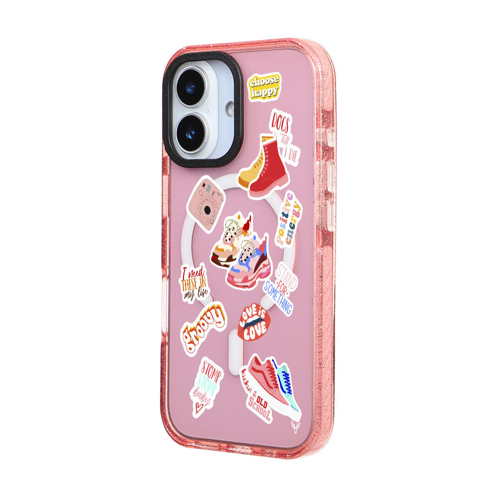 MagsafeliArtycaseSimliPembe
