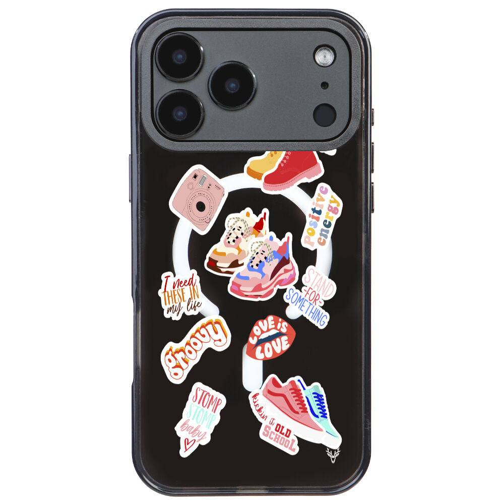 MagsafeliArtycaseCoolBlack