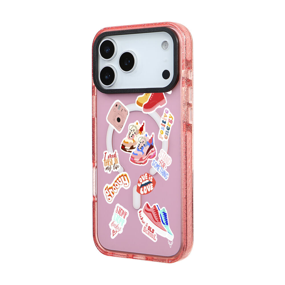 MagsafeliArtycaseSimliPembe