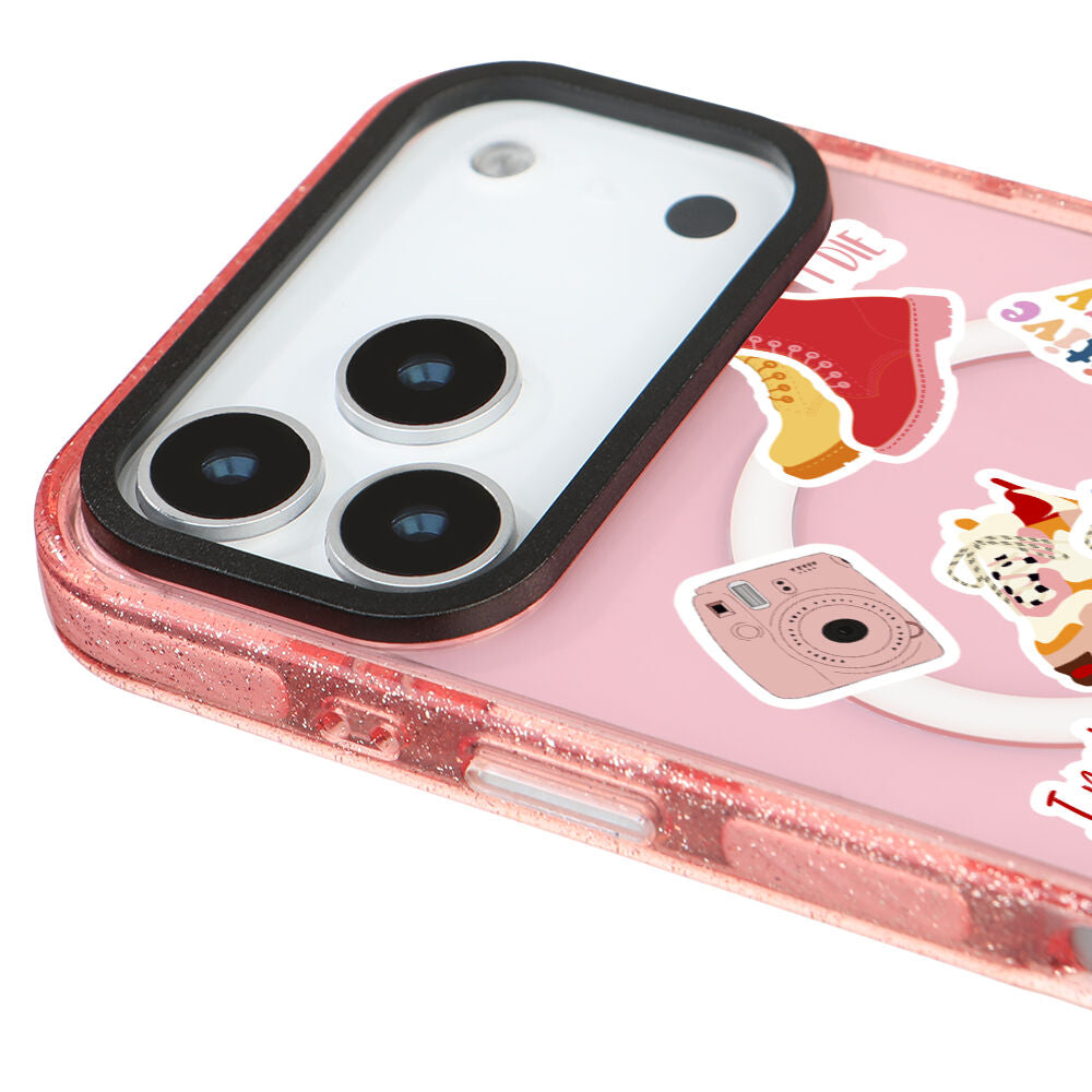 MagsafeliArtycaseSimliPembe
