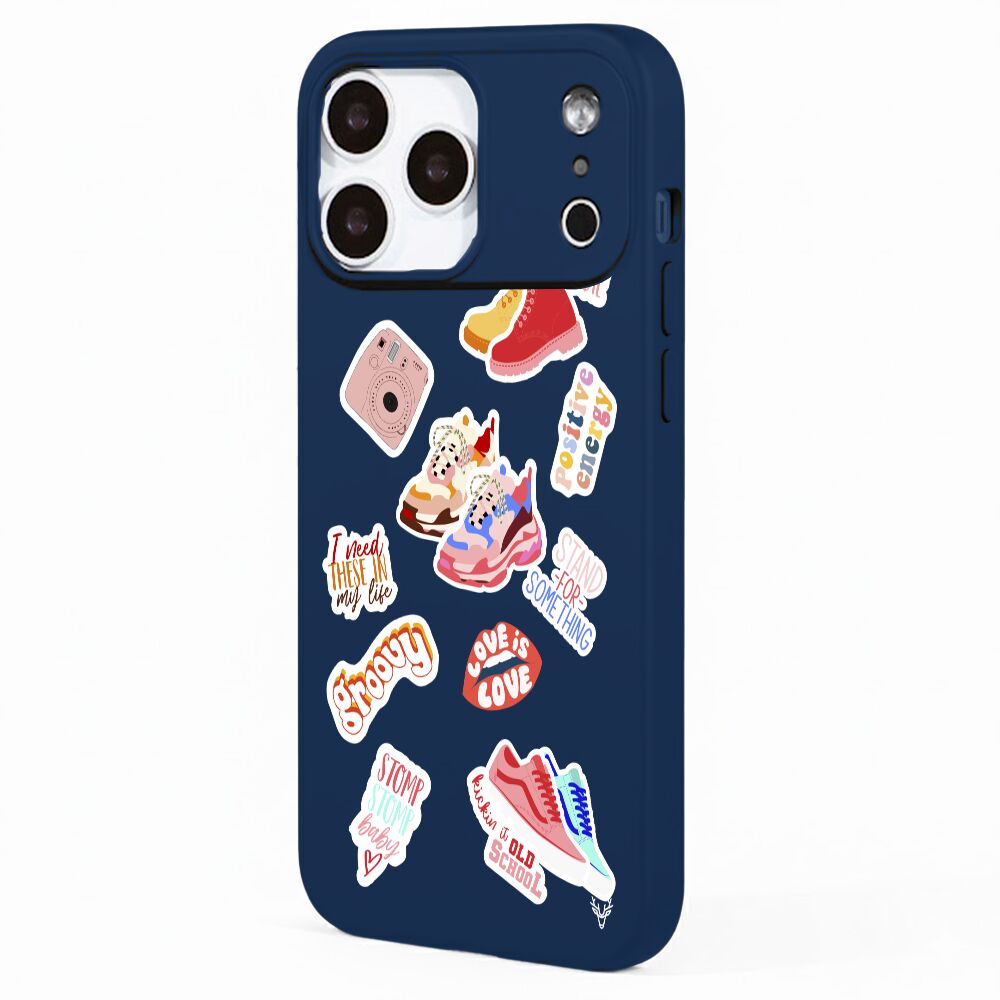 RenkliSilikonLacivert