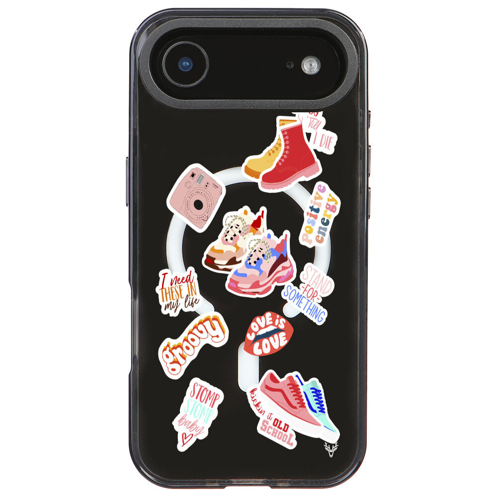 MagsafeliArtycaseCoolBlack