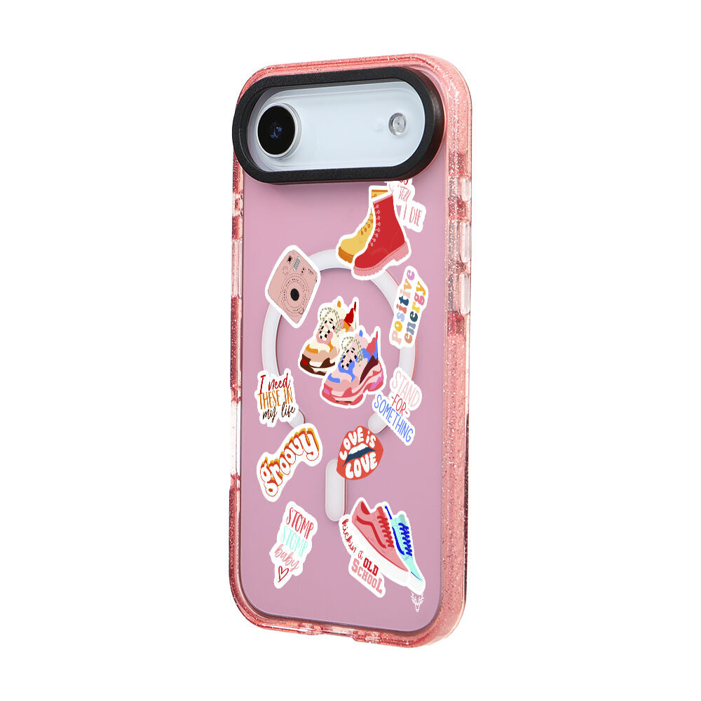 MagsafeliArtycaseSimliPembe