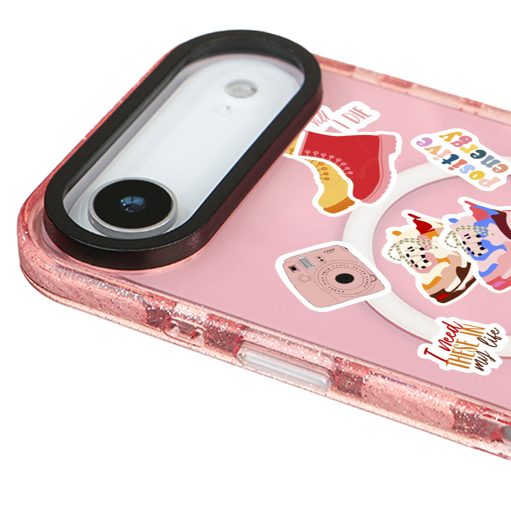MagsafeliArtycaseSimliPembe