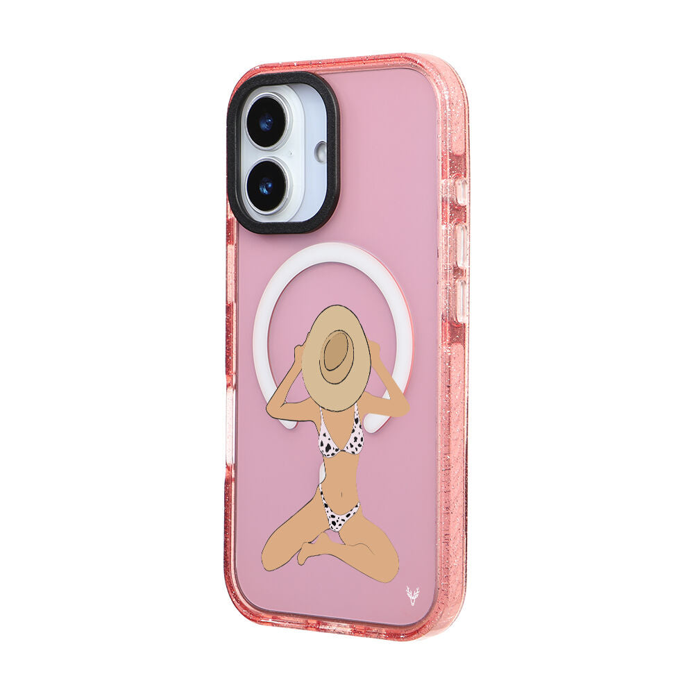 MagsafeliArtycaseSimliPembe