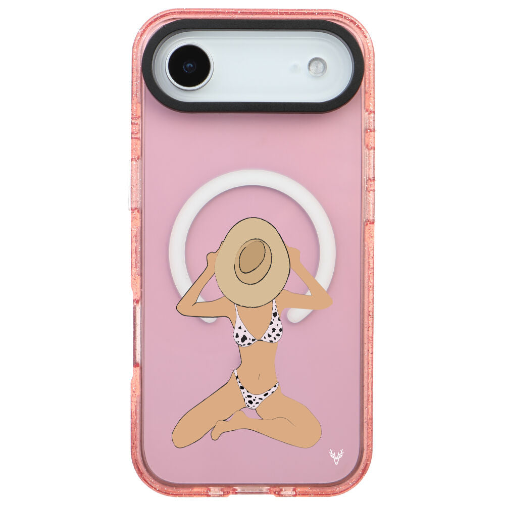 MagsafeliArtycaseSimliPembe