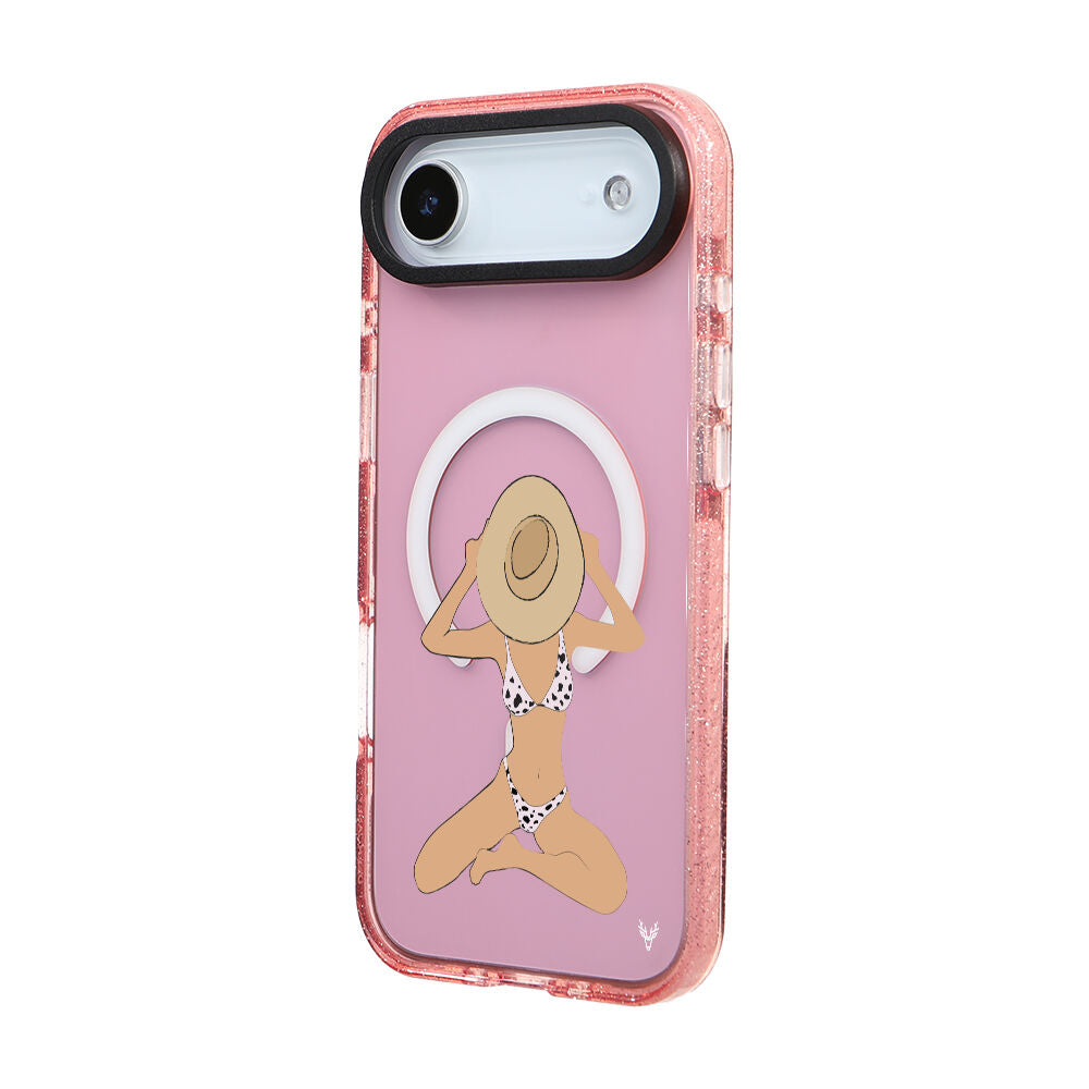 MagsafeliArtycaseSimliPembe
