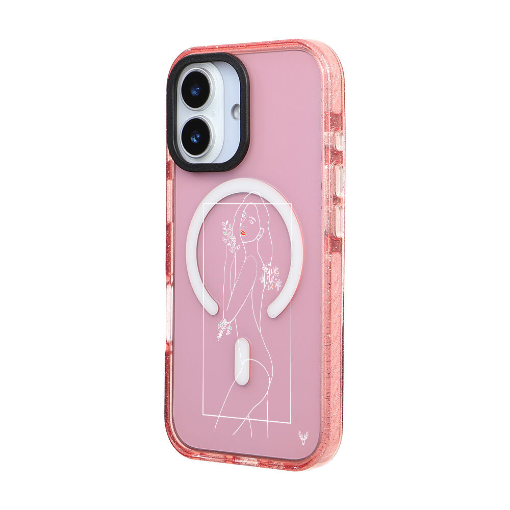 MagsafeliArtycaseSimliPembe