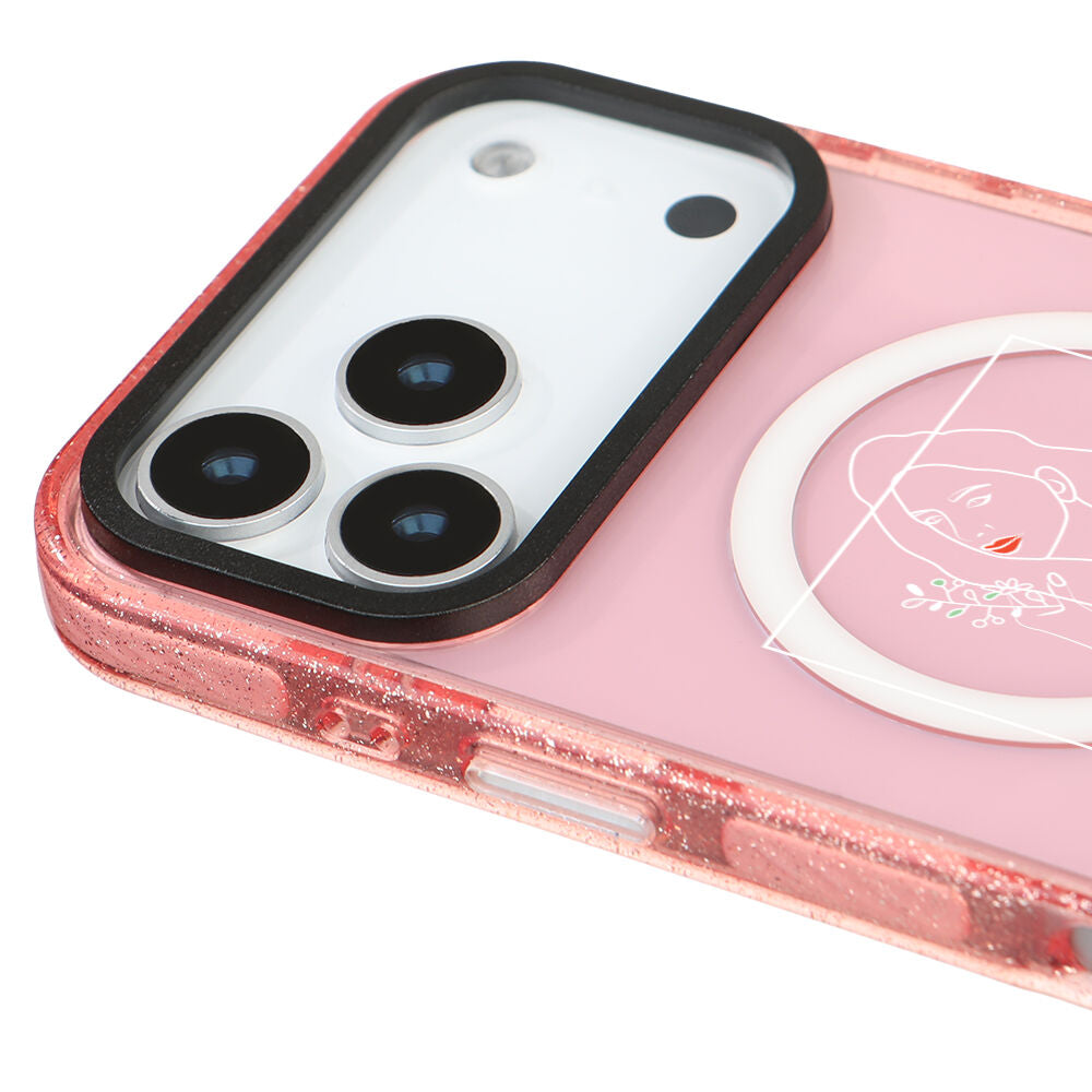 MagsafeliArtycaseSimliPembe