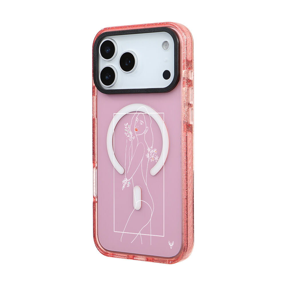 MagsafeliArtycaseSimliPembe
