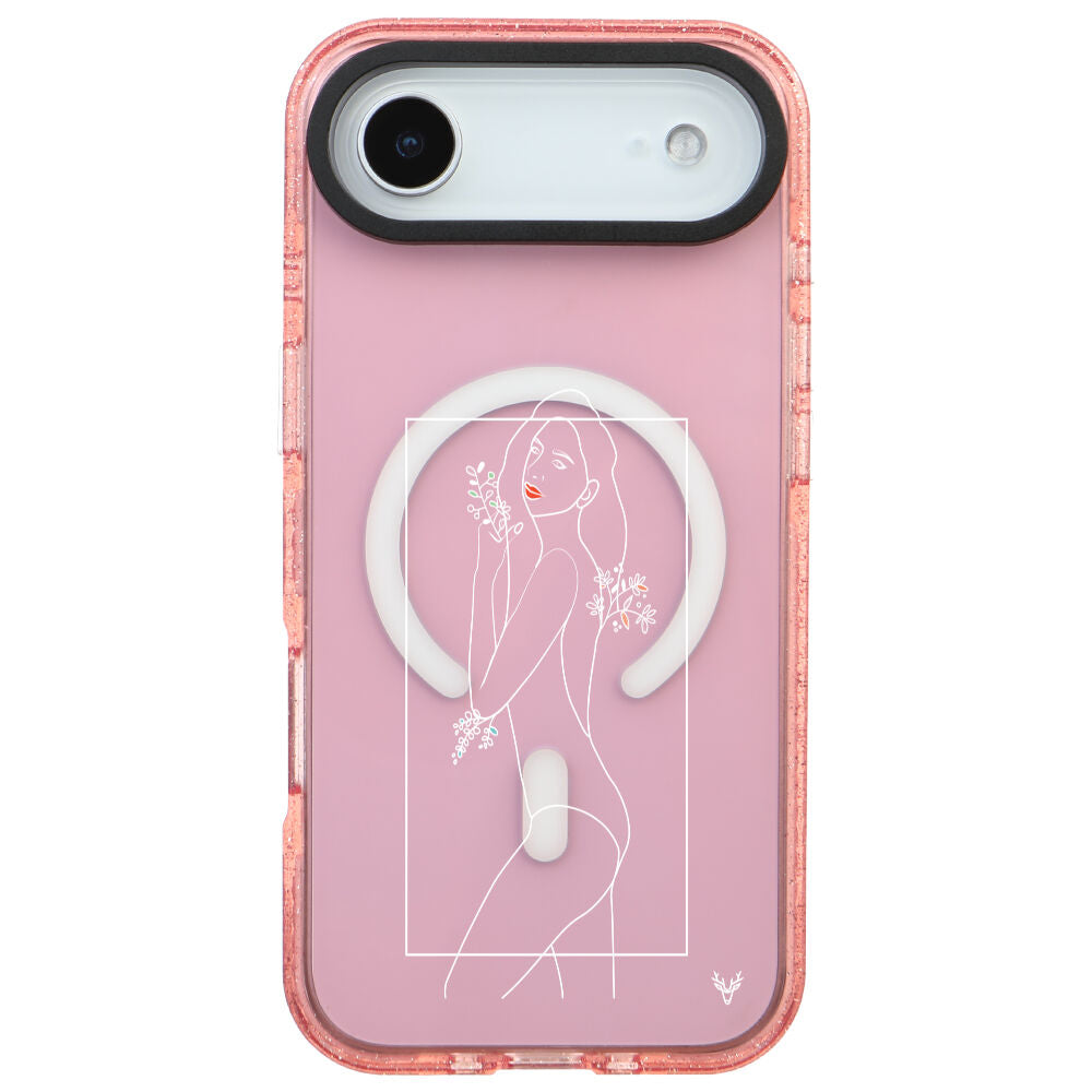 MagsafeliArtycaseSimliPembe