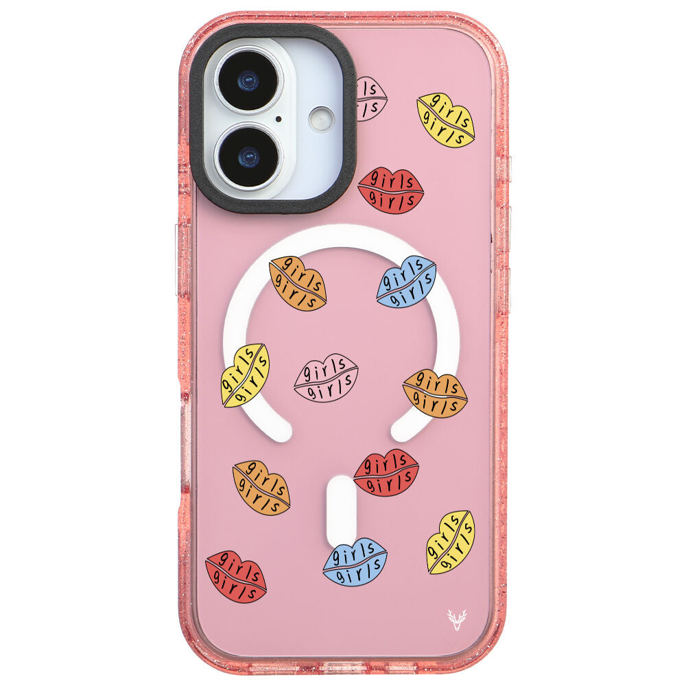 MagsafeliArtycaseSimliPembe