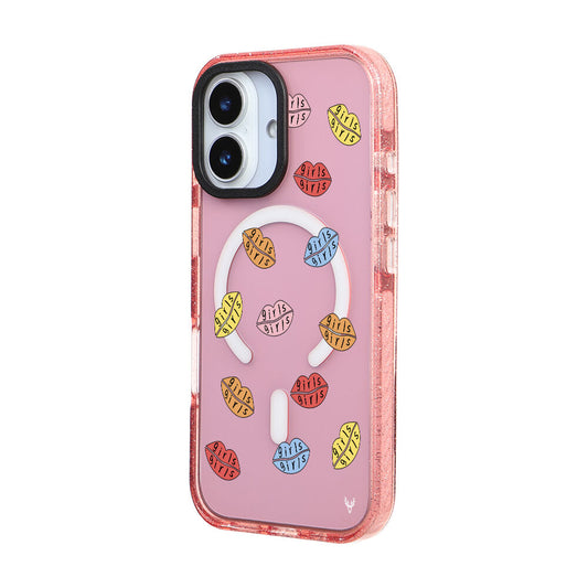 MagsafeliArtycaseSimliPembe