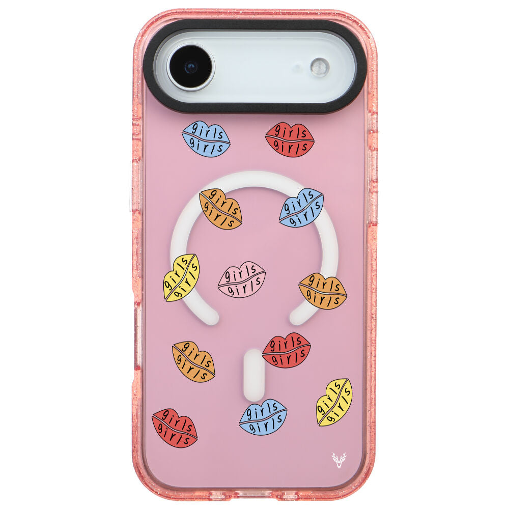 MagsafeliArtycaseSimliPembe
