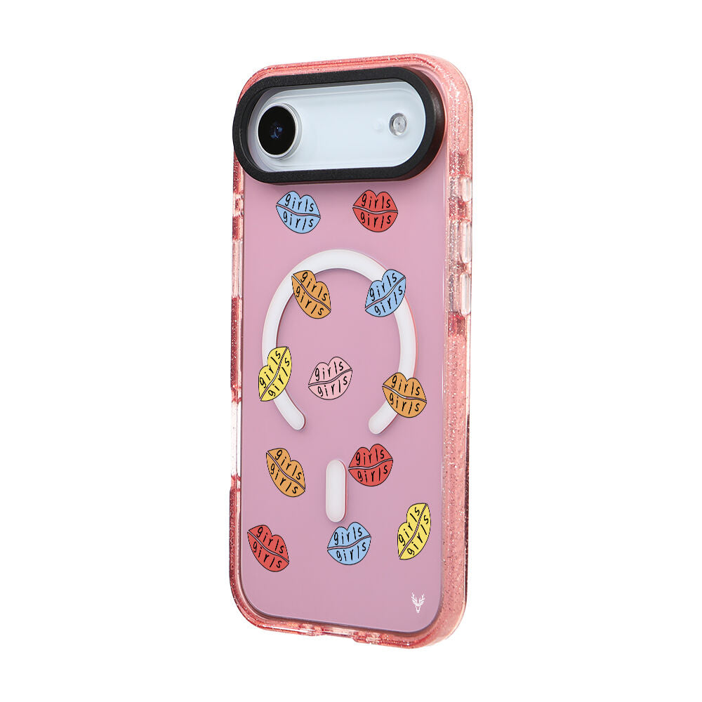 MagsafeliArtycaseSimliPembe