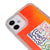 iPhone 12 Happy Love Telefon Kılıfı - Neon - Turuncu