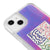iPhone 13 Happy Love Telefon Kılıfı - Neon - Violet