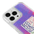 iPhone 15 Pro Happy Love Telefon Kılıfı - Neon - Violet