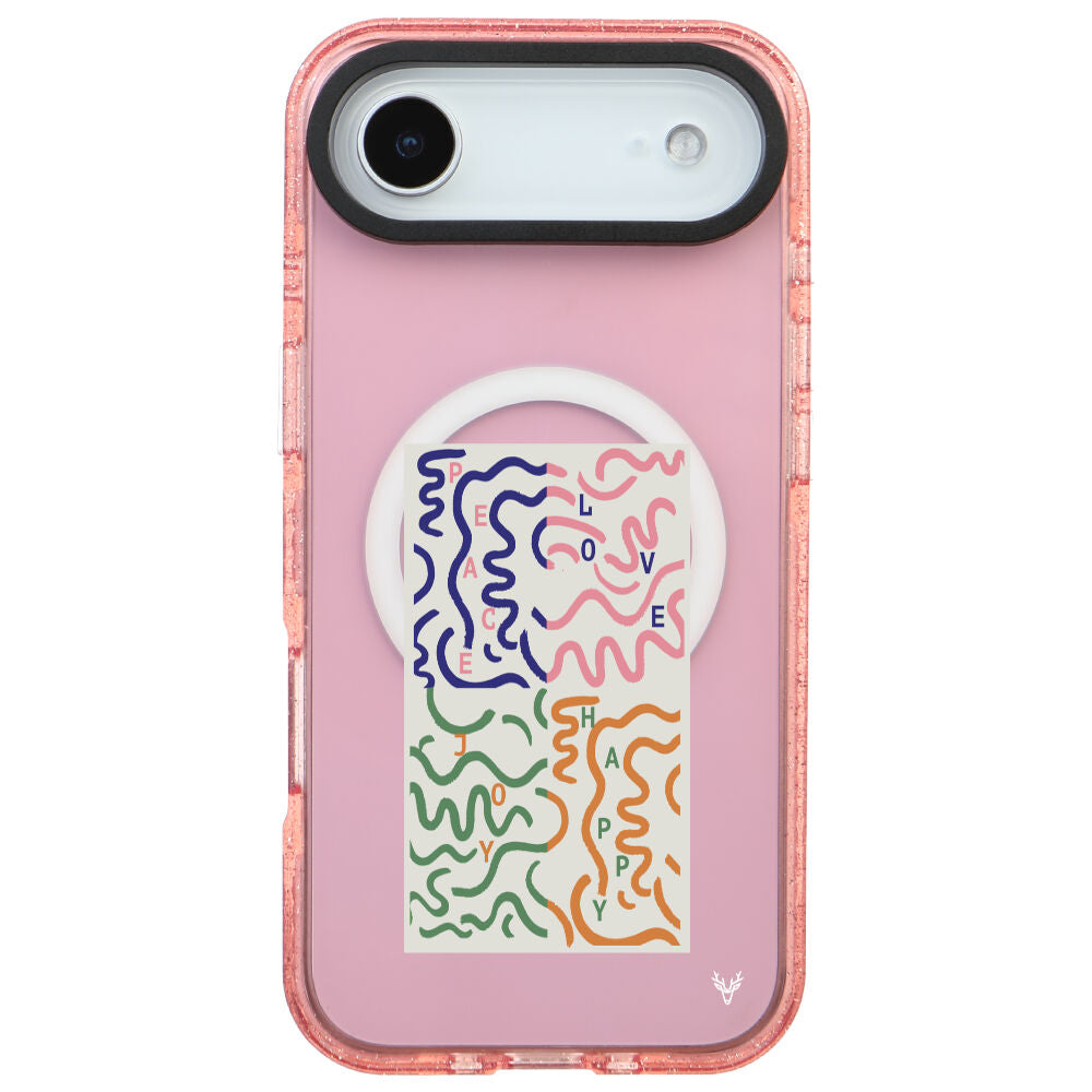MagsafeliArtycaseSimliPembe