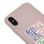 iPhone X Happy Love Telefon Kılıfı - Renkli Silikon - Pudra