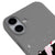 iPhone 17 Üçüncü Göz Telefon Kılıfı - Renkli Silikon - Gri
