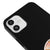 iPhone 12 Mini Golden Telefon Kılıfı - Renkli Silikon - Siyah