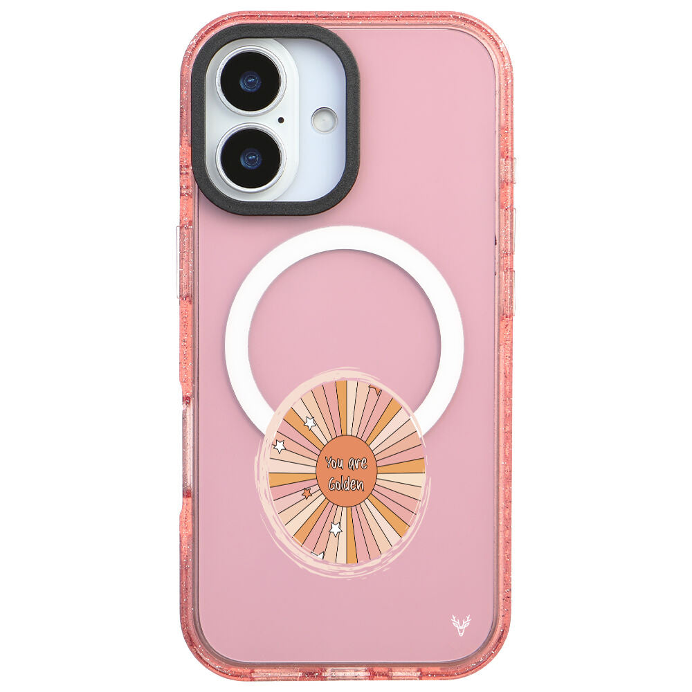 MagsafeliArtycaseSimliPembe