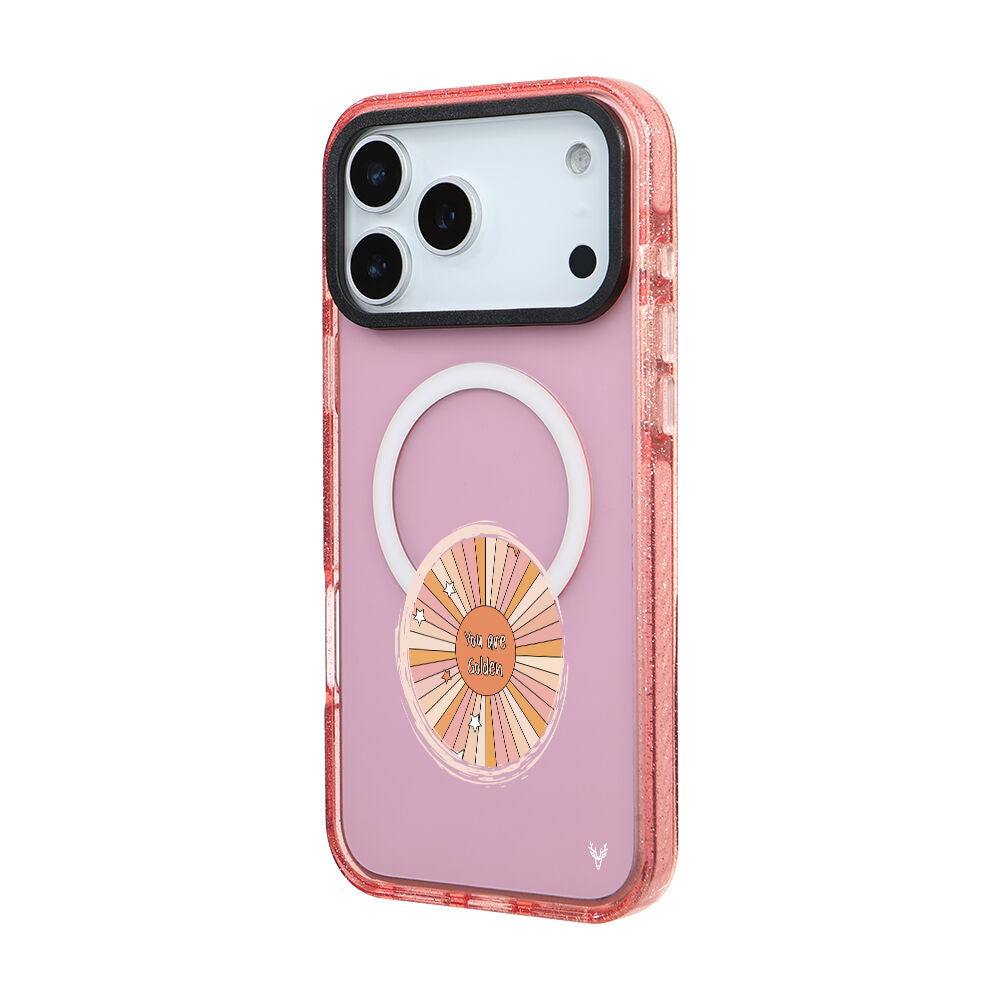 MagsafeliArtycaseSimliPembe