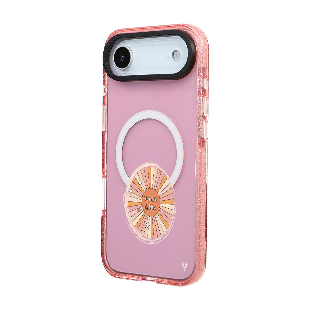 MagsafeliArtycaseSimliPembe
