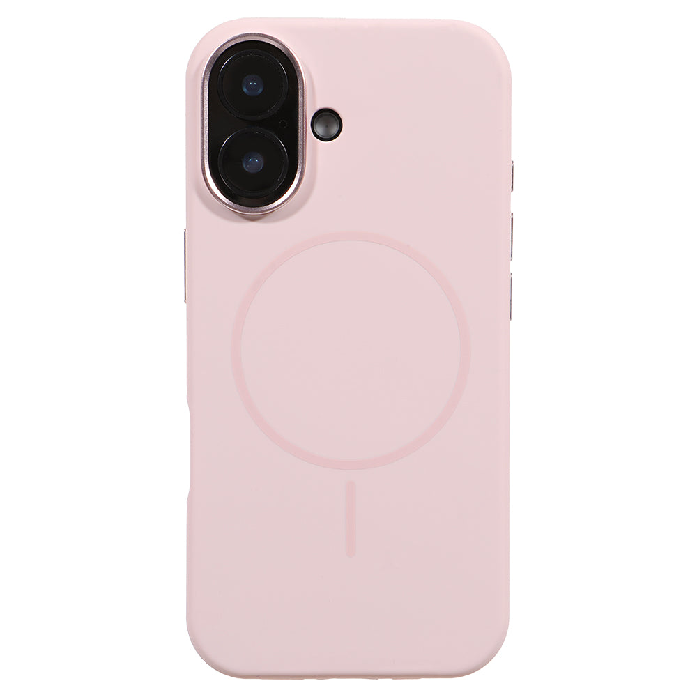 Apple iPhone 17 Style Magsafe Telefon Kılıfı Pembe