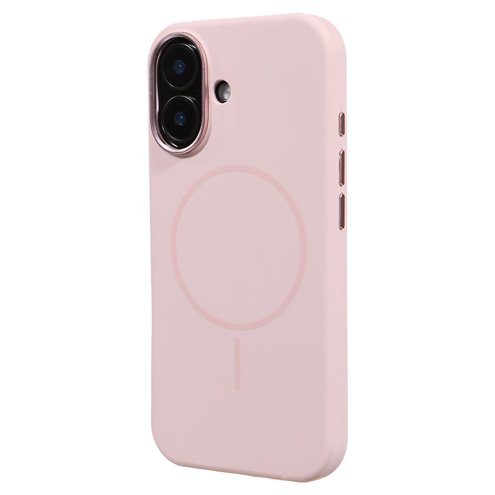 Apple iPhone 17 Style Magsafe Telefon Kılıfı Pembe