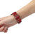 Apple Watch Red Band Sweet Shapes Desenli Kordon - Rose Gold