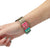 Apple Watch Yellow Band Kilim Desenli Kordon - Rose Gold