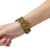 Apple Watch Yellow Band Zebra Skin Desenli Kordon - Rose Gold