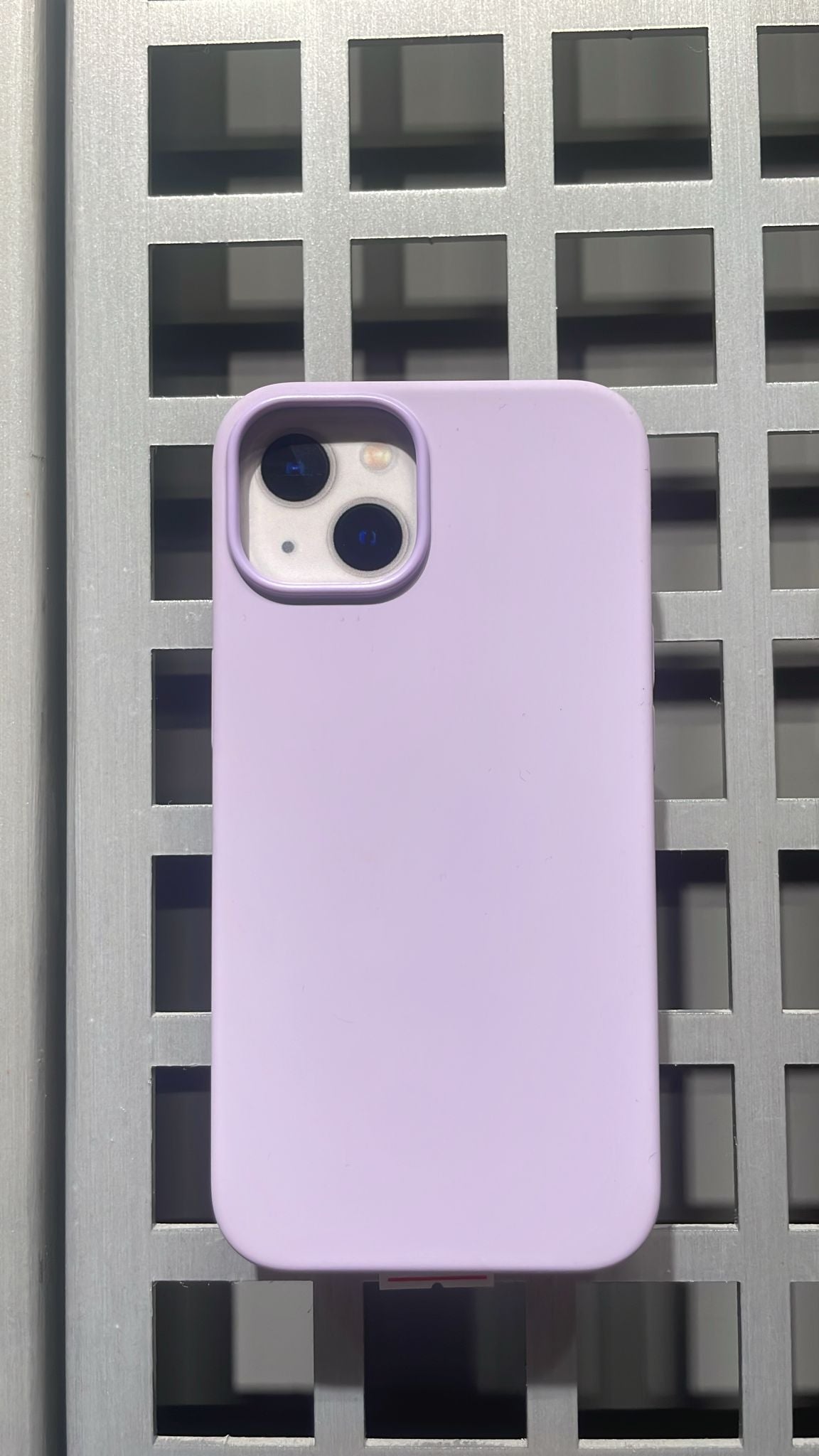 Apple iPhone 14 Plus Silikon Magsafe Case Lila