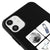 iPhone 11 Moon is Silver Telefon Kılıfı - Renkli Silikon - Siyah