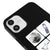 iPhone 12 Moon is Silver Telefon Kılıfı - Renkli Silikon - Siyah