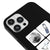 iPhone 12 Pro Max Moon is Silver Telefon Kılıfı - Renkli Silikon - Siyah