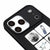 iPhone 17 Pro Max Moon is Silver Telefon Kılıfı - Renkli Silikon - Siyah