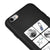 iPhone 6 Moon is Silver Telefon Kılıfı - Renkli Silikon - Siyah
