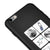 iPhone 6 Plus Moon is Silver Telefon Kılıfı - Renkli Silikon - Siyah