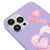 iPhone 12 Pro Max Baby Girl Telefon Kılıfı - Renkli Silikon - Lila