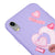 iPhone XR Baby Girl Telefon Kılıfı - Renkli Silikon - Lila