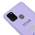 Samsung A21 S Star Girls Telefon Kılıfı - Renkli Silikon - Lila