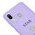Samsung A30 Star Girls Telefon Kılıfı - Renkli Silikon - Lila