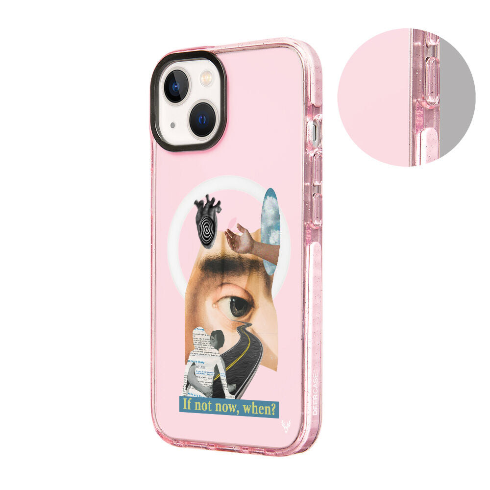 MagsafeliArtycaseSimliPembe