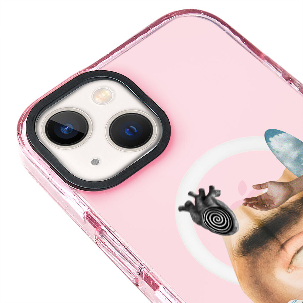 MagsafeliArtycaseSimliPembe