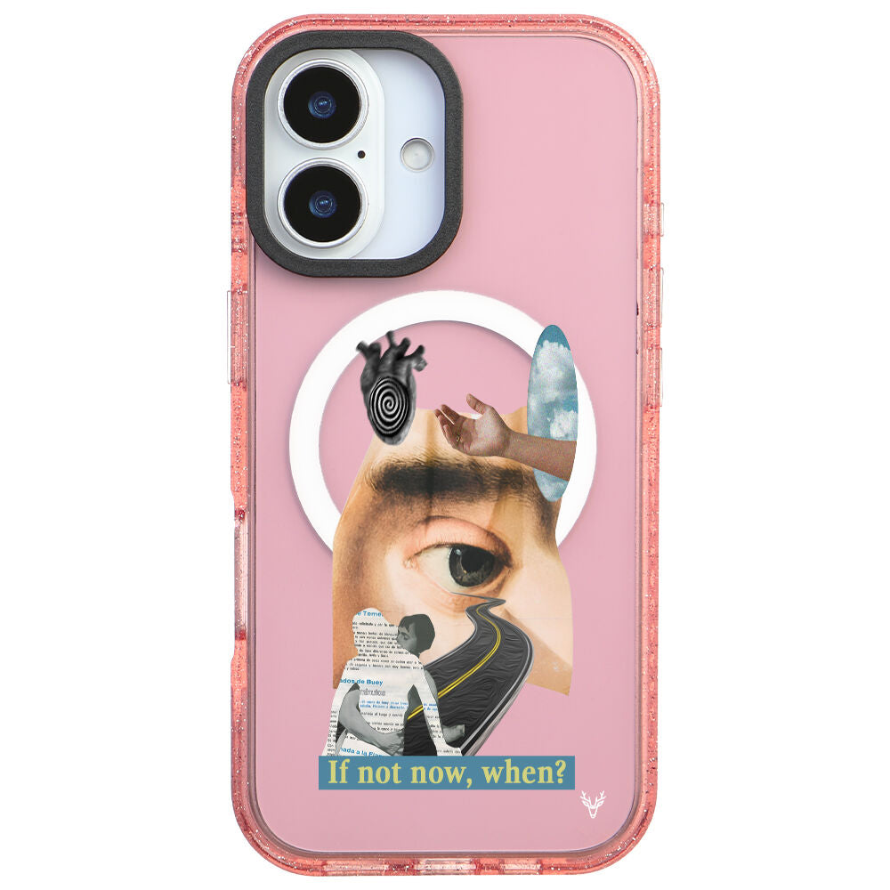 MagsafeliArtycaseSimliPembe