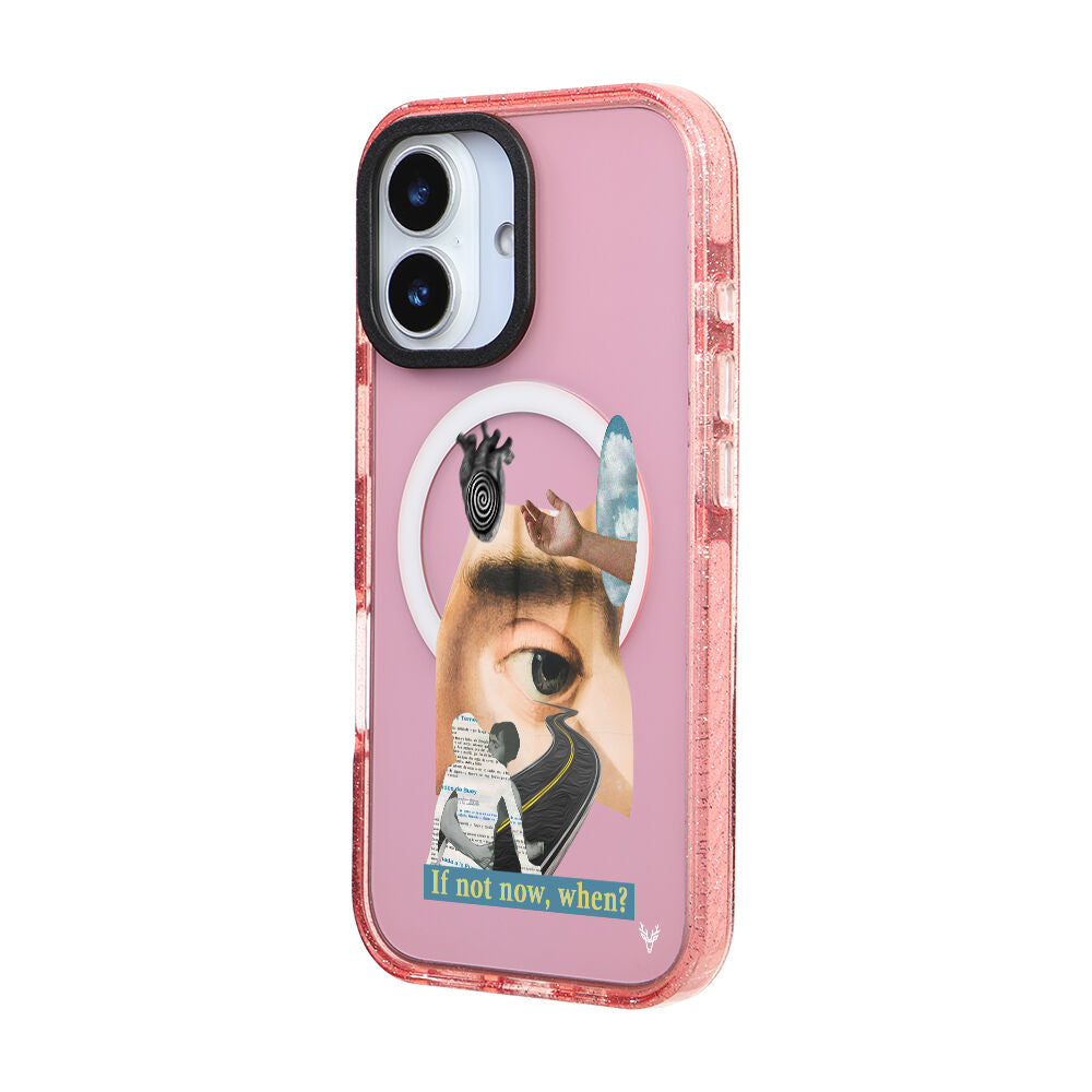 MagsafeliArtycaseSimliPembe